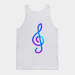 colorful blue purple Tank Top